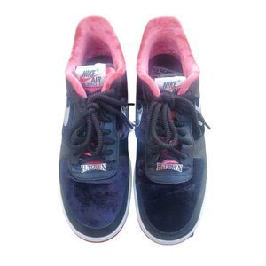 Men's Size 8.5 Nike Air Force 1 Low PRM H-Town Houston  Sneakers Shoes Black Red